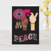 VredesWenskaart Kaart (Gele Bloem)