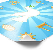 Vredeswereld Foto Afdruk (Hoek)