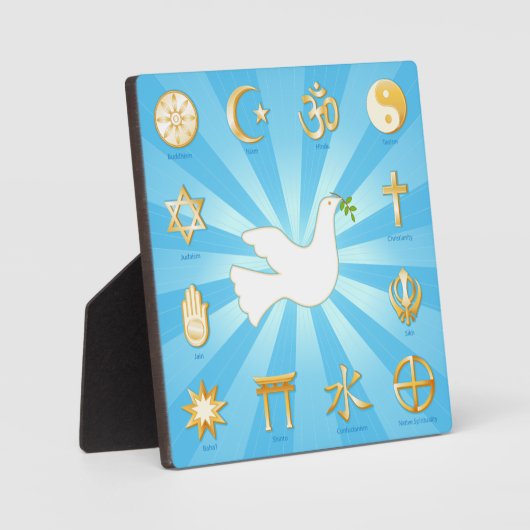 Vredeswereld Fotoplaat (Voorkant)