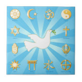 Vredeswereld Tegeltje (Voorkant)