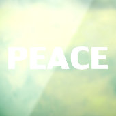 Vredeswitter-minimalistisch modern, elegant raamsticker (Vel 3)