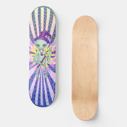 Vredeswizard buitenaardse skateboard (Voorkant)