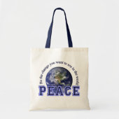 Vredeszak - kies stijl tote bag (Voorkant)