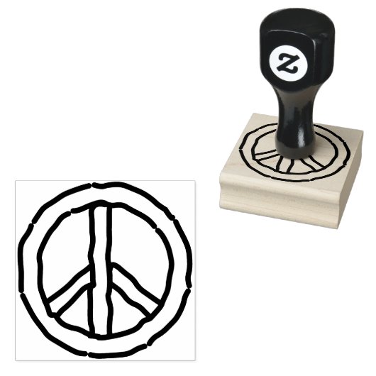 Vredeszegel Rubberstempel (Gestempeld)