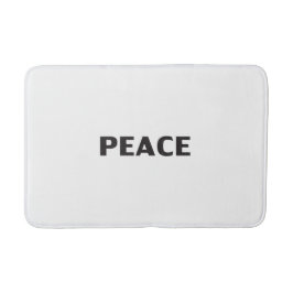 Vredeszwart-wit minimalistisch eenvoudig modern badmat