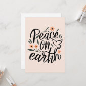 Vredig Aarde Bloemendesign Kaart (Voorkant / Achterkant in situ)