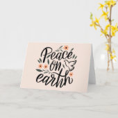 Vredig Aardse Bloemstuk Kaart (Gele Bloem)