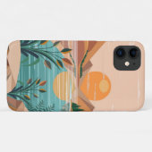 Vredig bergmeer zonsondergang landschap Case-Mate iPhone case (Achterkant (horizontaal))