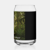Vredig groen bospad Washington Blikvorm Glas (Links)