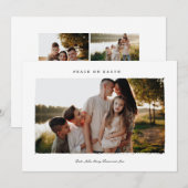 Vredig Kerst Familie Foto Kerstkaart (Voorkant / Achterkant)