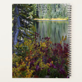 Vredig meer levendige herfstkleuren landschap planner (Achterkant)