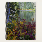 Vredig meer levendige herfstkleuren landschap planner (Voorkant)