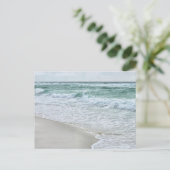 Vredig strand briefkaart (Staand voorkant)