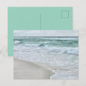 Vredig strand briefkaart (Voorkant / Achterkant)