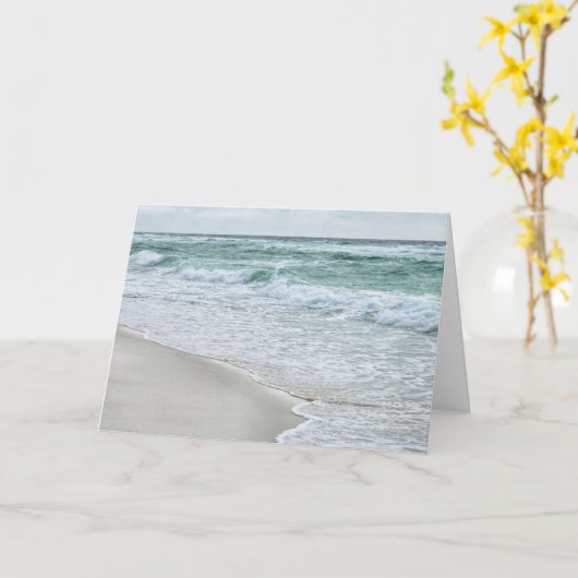 Vredig strand kaart (Gele Bloem)