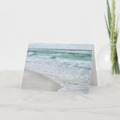 Vredig strand kaart (Voorkant)