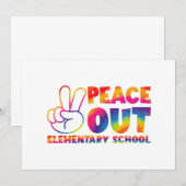 Vredig uit basisschool Tie Dye laatste dag  Kaart (Voorkant / Achterkant)