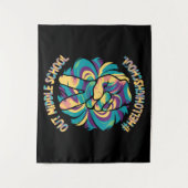 Vredig Uit Midden Hallo Middelbare School School T Wandkleed (Voorkant)