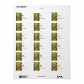Vredig Wandel Adreslabel Etiket (Full Sheet)