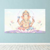 Vredige Aanwezigheid Canvas Afdruk (Insitu (Houten vloer))