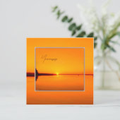 Vredige Amber Sunset (Staand voorkant)