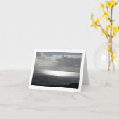 Vredige avond in Ierland (Blank) Kaart (Gele Bloem)