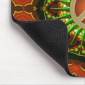 Vredige Batik Bloem Geometrie Muismat (Hoek)