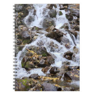 Vredige Creek-waterval Natuur Scene Notitieboek