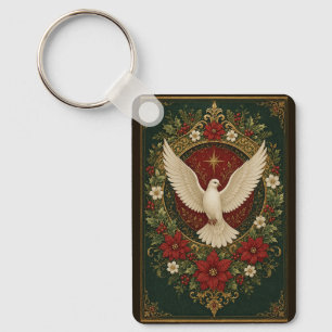 Vredige Duif Vakantie Sleutelhanger