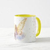 Vredige elegante fee gloed lucht luchtig en licht mok (Voorkant rechts)