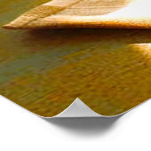 Vredige en hartverwarmende cappuccino-ochtend poster (Hoek)