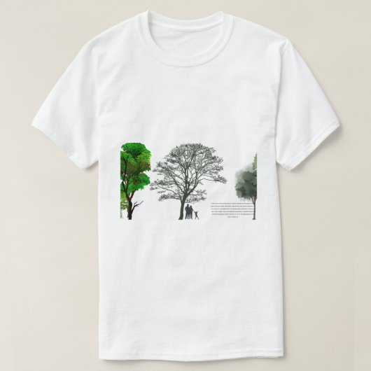 vredige familie t-shirt (Design voorkant)