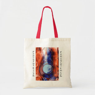 vredige geboortezak tote bag