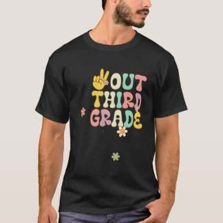 Vredige Hand Derde 3e Klas Afscheid 3e Klas T-shirt
