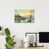 Vredige haven poster (Thuiskantoor)