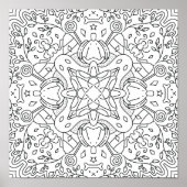 Vredige herfst: Halloween Magic Coloring Poster (Voorkant)