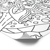 Vredige herfst: houtkleur poster (Hoek)