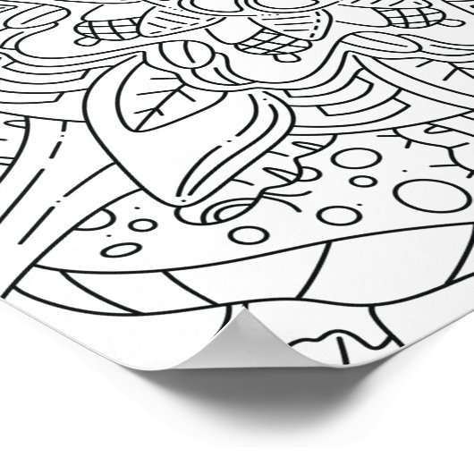 Vredige herfst: houtkleur poster (Hoek)