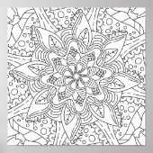 Vredige herfst: houtkleur poster (Voorkant)