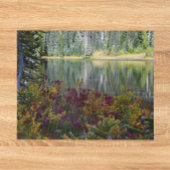 Vredige Lake Vibrant Herfst Kleurenlandschap Legpuzzel
