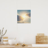 Vredige ochtend zonsopgang poster (Keuken)