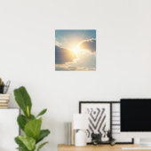 Vredige ochtend zonsopgang poster (Thuiskantoor)