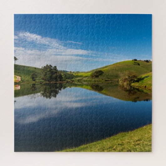 vredige ontsnapping uit het meer legpuzzel (Verticaal)