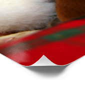Vredige puppy met tekst perfect poster (Hoek)