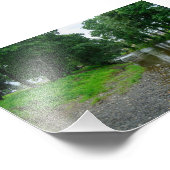 Vredige rivier Elwy Shores in St. Asaf Foto Afdruk (Hoek)