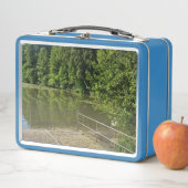 Vredige Rivierlandschap Natuur Landschap Lunchbox (In situ)