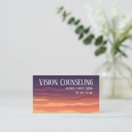 Vredige Sunset Counseling Professional Visitekaartje