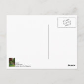 Vredige tuin briefkaart (Achterkant)