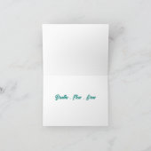 Vredige Zen Waterfall Notecard Notitiekaartje (Binnen)