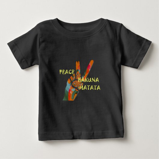Vreed uit: Hakuna Matata Vibes Bord (Voorkant)